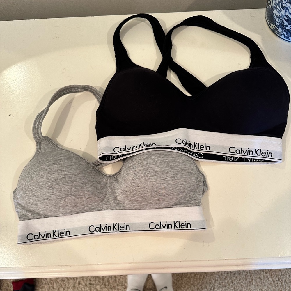Calvin Klein sports bras - $8 dollars each